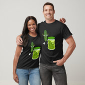 T-shirt Pot de Pickle Effronté Végétariens, Végétaliens, A (Unisexe)