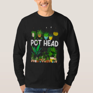 T-shirt Pot de planteur Plants Fleur Extérieur Fleur Plant