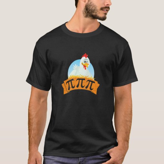 T-shirt Pot de poulet Pi Jour Pie Math 3.14 (Devant)