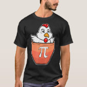 T-shirt Pot de poulet Pi Math (Devant)
