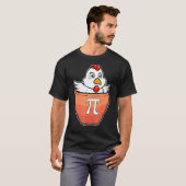 T-shirt Pot de poulet Pi Math (Devant entier)