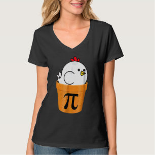 T-shirt Pot De Poulet Pi Math Drôle