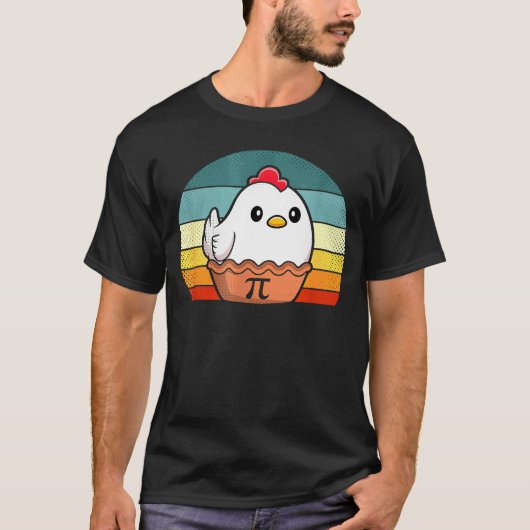 T-shirt Pot de poulet Pie de poulet Pi jour 2022 (Devant)