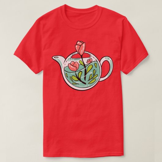T-shirt Pot de thé magique (Design devant)