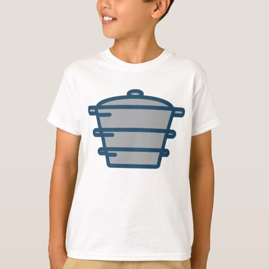 T-shirt pot gris (Devant)