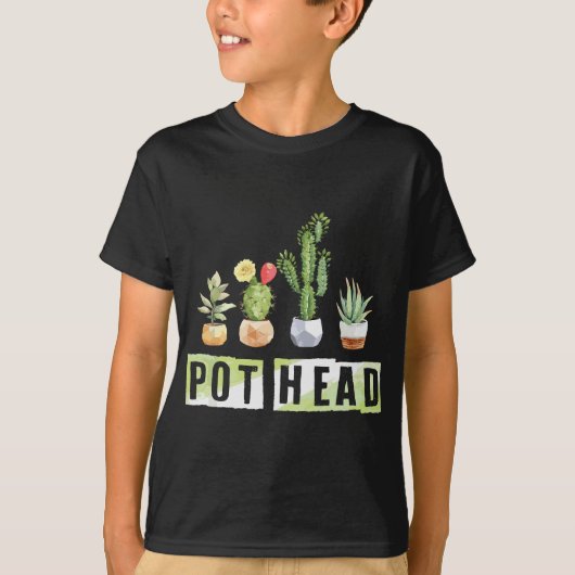 T-shirt Pot Head - Jour d'appréciation des plantes domesti (Devant)