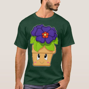 T-shirt Pot plante Primrose Fleur