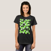 T-shirt Pot Polka aux points verts (Devant entier)