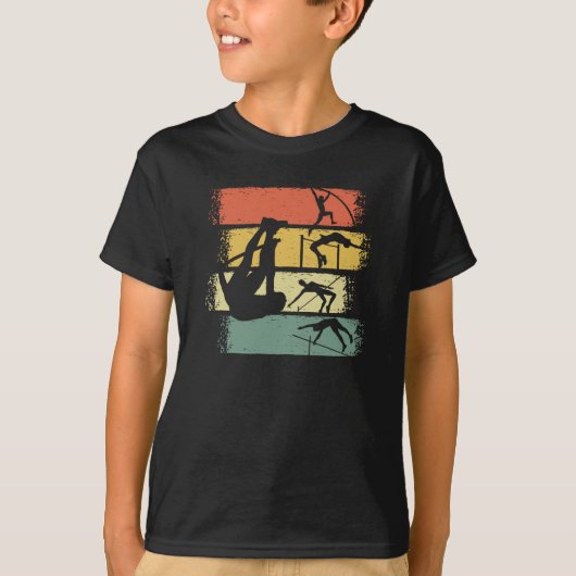 T-shirt Pot Vault Retro Vintage (Devant)