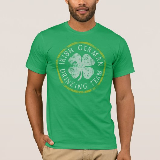 T-shirt potable allemand irlandais d'équipe (Devant)