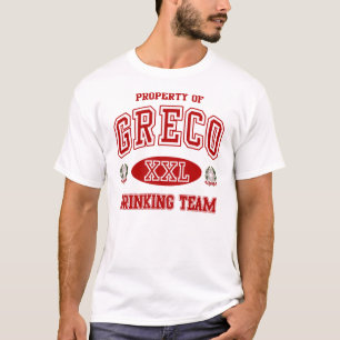 T-shirt potable italien d'équipe de Greco