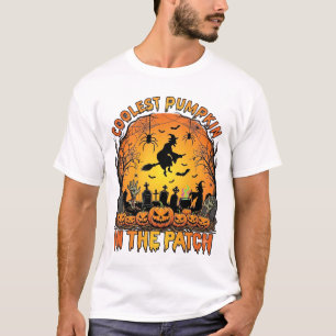 T-shirt Potager de citrouilles le plus cool Halloween Sorc