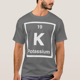 T-shirt Potassium - K - Tableau périodique des éléments -