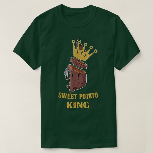 T-shirt Potato Batate Vegan Vegetarian Cuisine  (Design devant)