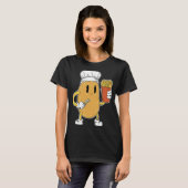 T-shirt Potato chips vendeur de pommes de terre (Devant entier)
