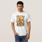 T-shirt Potato Kaiju – Affiche de monstre japonais rétro (Devant entier)