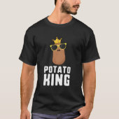 T-shirt Potato King Potato For Nerd (Devant)