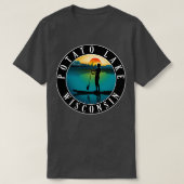 T-shirt Potato Lake Wisconsin Paddleboard (Design devant)