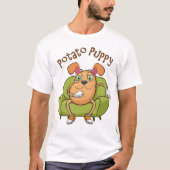 T-shirt Potato Puppy pour hommes (Devant)