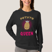 T-shirt Potato Queen Funny Potato Vegetable Lovers Boys Gi (Devant)