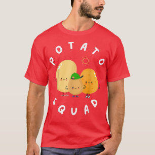T-shirt POTATO SQUAD Cute Funny Potatare Vegetarian Team P