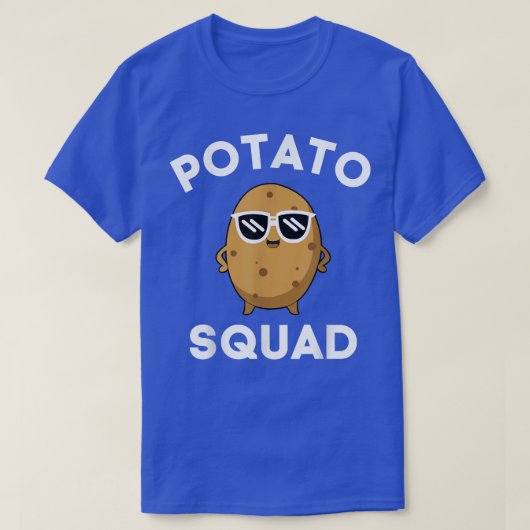 T-shirt POTATO SQUAD Drôle souriant Végétarien Pot de corr (Design devant)