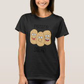 T-shirt Potato Squad Ironic Saying Healthy Cooking Potatoe (Devant)