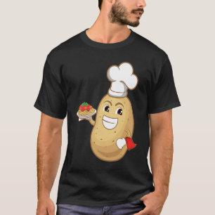 T-shirt Potatoe Servant Spaghetti Restaurant Hobby Chef