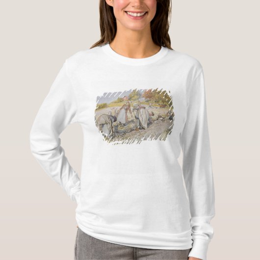T-shirt Potatoes de creusement, 1905 (Devant)