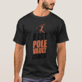 T-shirt Pote Vault Entraîneur Athlète Vaulter Pole Jumping (Devant)