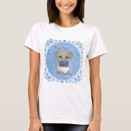 T-shirt Poteau Bleu (Devant)