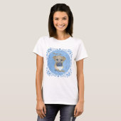 T-shirt Poteau Bleu (Devant entier)