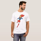 T-shirt Poteau de superfille 8 (Devant entier)