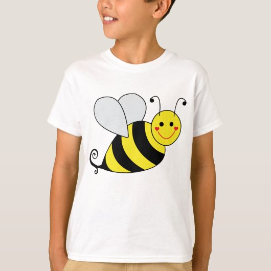 T-shirt Potelés mignons gaffent l'abeille (Devant)