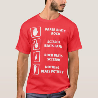 T-shirt Poterie artisanale en argile sculptée en terre Ter