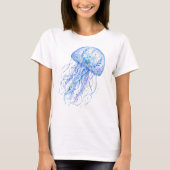 T-shirt Poterie d'art à thème floral Méduse  (Devant)