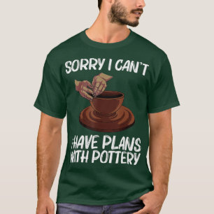 T-shirt Poterie Drôle Pour Hommes Femmes Pot Céramique Art
