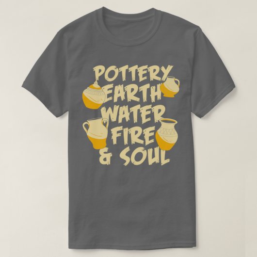 T-shirt POTERIE Eau de Terre Feu 9 (Design devant)