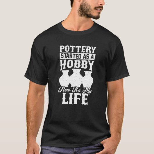 T-shirt Poterie Funky céramique Machine Pottering Premium (Devant)