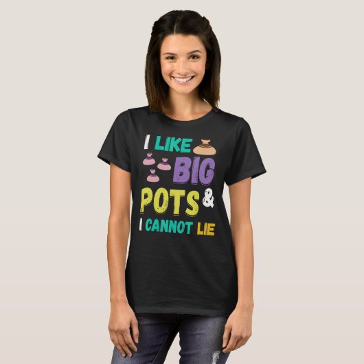 T-shirt Poterie J'Aime Les Gros Pots Pottering Ceramic Art (Devant entier)