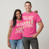 T-shirt Poterie Juste Un Garçon Qui Aime Jeter De L'Argile (Unisexe)