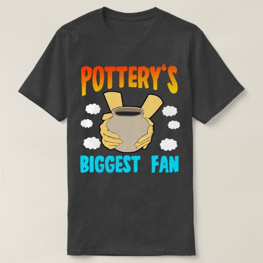 T-shirt Poterie le plus grand ventilateur (Design devant)