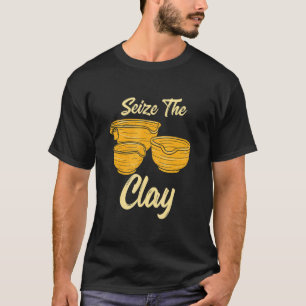 T-shirt Poterie Pour Ceramiste Saisir L'Argile 1