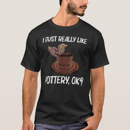 T-shirt Poterie Pour Hommes Femmes Pot Céramique Argile Ar (Devant)