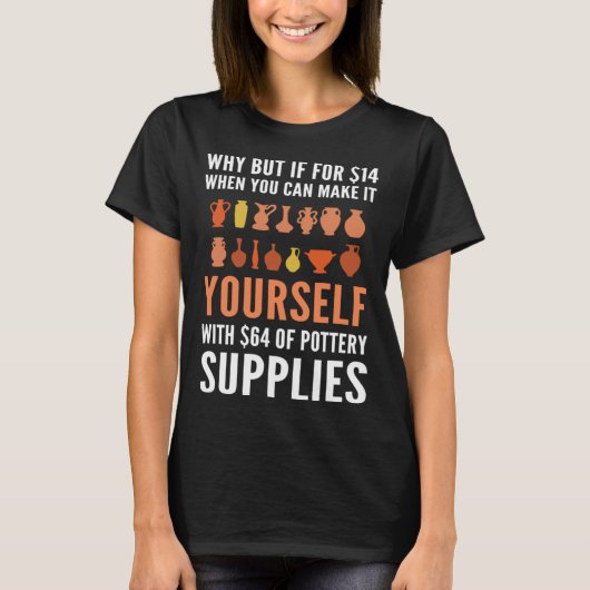 T-shirt Poterie pour les fabricants de poterie, les potier (Devant)
