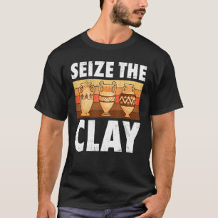 T-shirt Poterie Saisir L'Argile Potter Artiste En Céramiqu