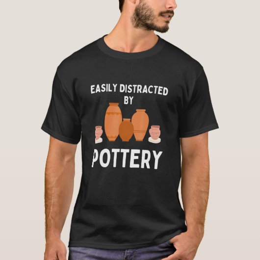 T-shirt potier artiste argile fabricant de pot hommes & fe (Devant)