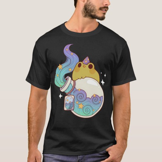 T-shirt Potion d'eau rêvée avec la grenouille Assistant (Devant)