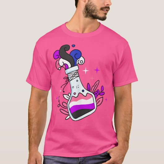 T-shirt Potion Genderfluide Fierté Genderfluide (Devant)