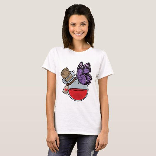 T-shirt Potion papillon (Devant entier)